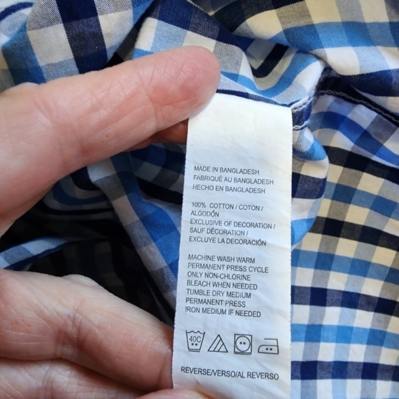 3/$25 IZOD Men's Button Down Shirt Medium - Picture 4 of 5